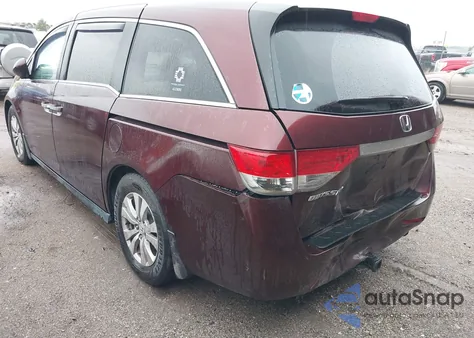 2014 Honda Odyssey Ex из США, поврежденный, VIN 5FNRL5H40EB136172